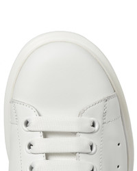 Baskets montantes en cuir blanches Alexander McQueen