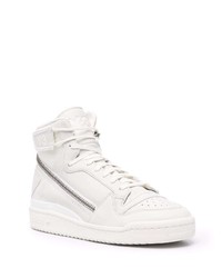 Baskets montantes en cuir blanches Y-3