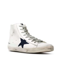 Baskets montantes en cuir blanches Golden Goose Deluxe Brand