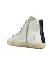 Baskets montantes en cuir blanches Golden Goose Deluxe Brand