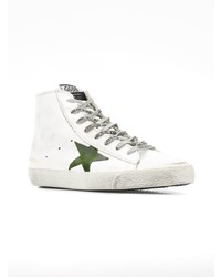 Baskets montantes en cuir blanches Golden Goose Deluxe Brand