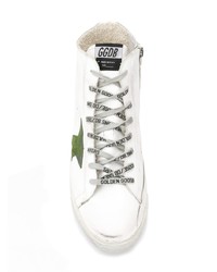 Baskets montantes en cuir blanches Golden Goose Deluxe Brand