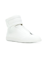 Baskets montantes en cuir blanches Maison Margiela