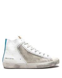 Baskets montantes en cuir blanches Golden Goose