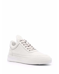 Baskets montantes en cuir blanches Filling Pieces