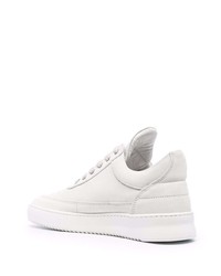 Baskets montantes en cuir blanches Filling Pieces