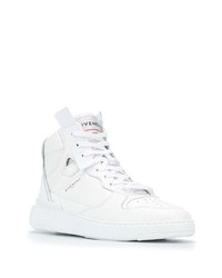 Baskets montantes en cuir blanches Givenchy