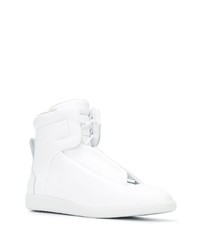 Baskets montantes en cuir blanches Maison Margiela