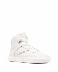 Baskets montantes en cuir blanches Ea7 Emporio Armani