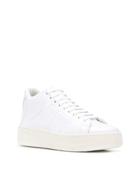 Baskets montantes en cuir blanches Maison Margiela