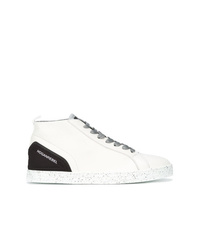 Baskets montantes en cuir blanches Hogan Rebel