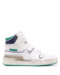 Baskets montantes en cuir blanches Isabel Marant