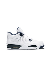 Baskets montantes en cuir blanches Jordan