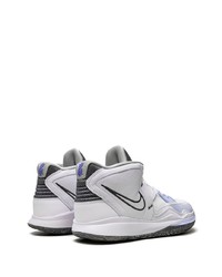 Baskets montantes en cuir blanches Nike