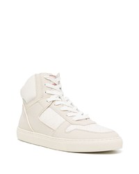 Baskets montantes en cuir blanches Kurt Geiger London