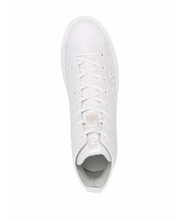 Baskets montantes en cuir blanches Karl Lagerfeld