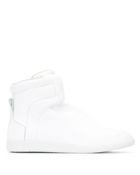 Baskets montantes en cuir blanches Maison Margiela