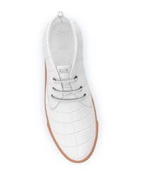 Baskets montantes en cuir blanches Swear