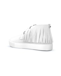 Baskets montantes en cuir blanches Swear