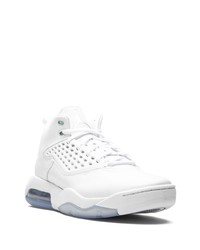 Baskets montantes en cuir blanches Jordan