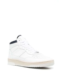 Baskets montantes en cuir blanches Filling Pieces