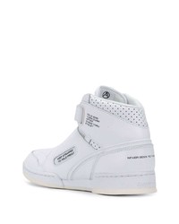 Baskets montantes en cuir blanches Reebok