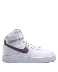 Baskets montantes en cuir blanches Nike