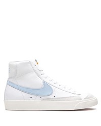 Baskets montantes en cuir blanches Nike