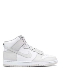 Baskets montantes en cuir blanches Nike