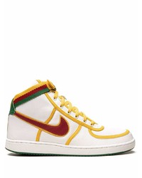 Baskets montantes en cuir blanches Nike