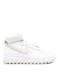 Baskets montantes en cuir blanches Nike