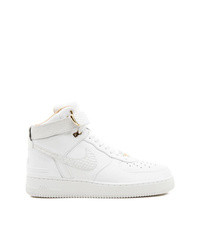 Baskets montantes en cuir blanches Nike