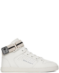 Baskets montantes en cuir blanches Palm Angels