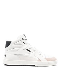 Baskets montantes en cuir blanches Palm Angels