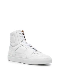 Baskets montantes en cuir blanches Common Projects