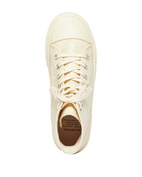 Baskets montantes en cuir blanches Balenciaga