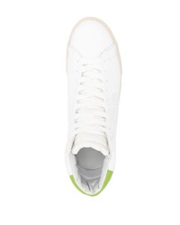 Baskets montantes en cuir blanches PS Paul Smith