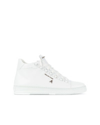 Baskets montantes en cuir blanches Philipp Plein