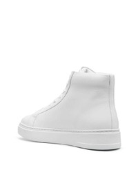 Baskets montantes en cuir blanches Philipp Plein