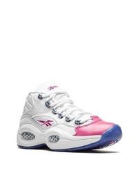 Baskets montantes en cuir blanches Reebok