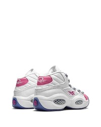 Baskets montantes en cuir blanches Reebok