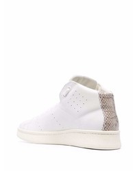 Baskets montantes en cuir blanches NEW STANDARD