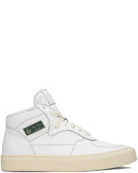 Baskets montantes en cuir blanches Rhude