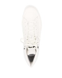 Baskets montantes en cuir blanches Y-3