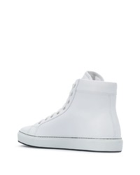 Baskets montantes en cuir blanches Philipp Plein