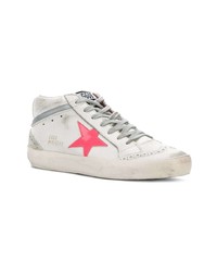 Baskets montantes en cuir blanches Golden Goose Deluxe Brand