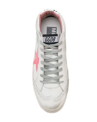 Baskets montantes en cuir blanches Golden Goose Deluxe Brand