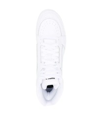 Baskets montantes en cuir blanches Puma