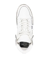 Baskets montantes en cuir blanches RBRSL RUBBER SOUL