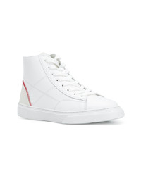 Baskets montantes en cuir blanches Hogan